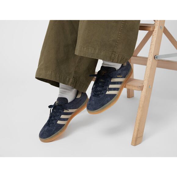 Adidas Originals Gazelle Casual Sneakers Legend Ink Blue IH7501 Men's Size 7.5